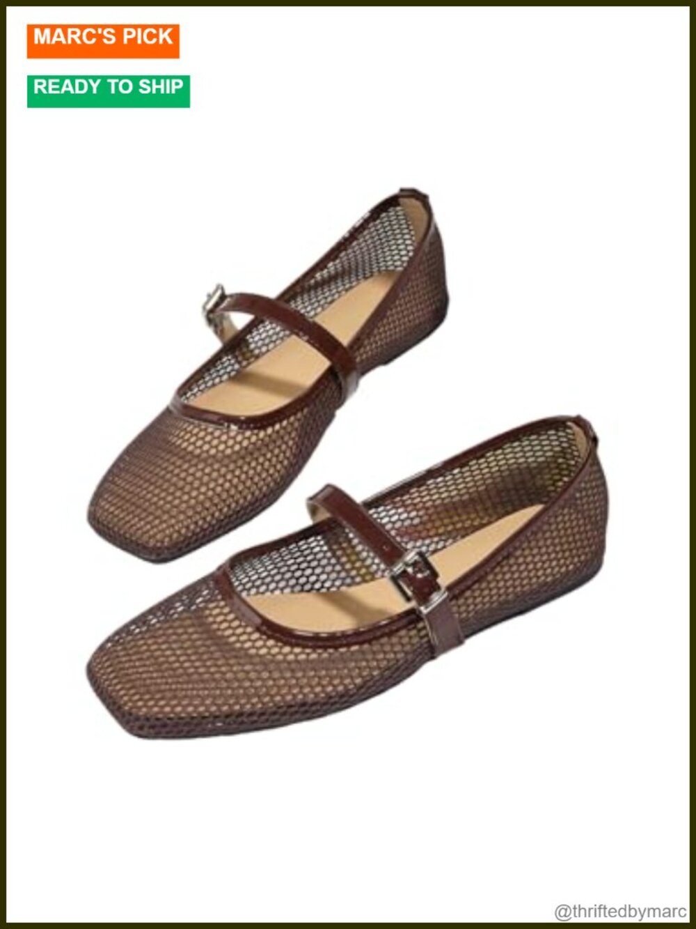 Lace Mesh Ballet Flats Square Toe Slip On Breathable Dressy Shoes